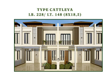 Dijual Rumah Cluster Baru Type 228 di Soekarno Hatta