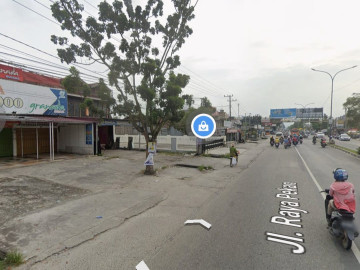 DIJUAL/DISEWAKAN SEBIDANG TANAH BONUS 4 UNIT RUKO KIOS LOKASI TEPI JALAN PANAM-PEKANBARU