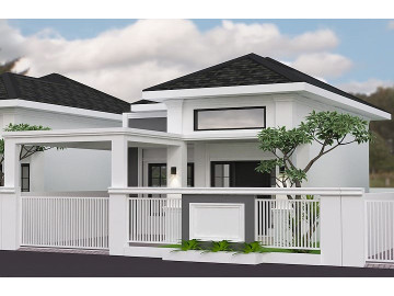 Dijual rumah baru type 52 lokasi Jl. Mangga Besar / Harapan Raya - Pekanbaru
