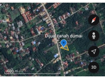 Dijual Tanah kosong siap bangun di Kota Dumai, Riau