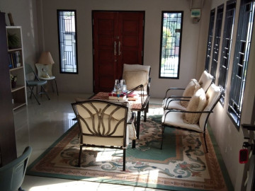 DIJUAL / DISEWAKAN RUMAH BULATAN + TANAH LOKASI RUMBAI PEKANBARU