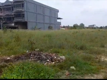 DIJUAL SEBIDANG TANAH DATAR LOKASI TEPI JALAN BESAR SOEKARNO HATTA-PEKANBARU