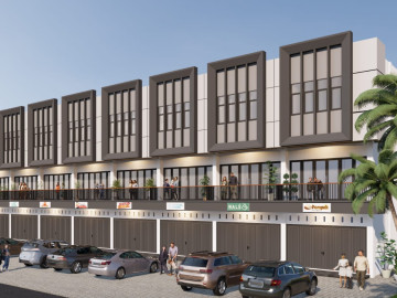 DIJUAL RUKO 3 LANTAI BARU LOKASI JL.GARUDA SAKTI KM 1 - PEKANBARU