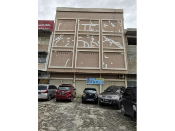 Dijual / Disewakan Ruko 4lantai Siap Pakai di Jl. SM Amin / Arengka 2 - Pekanbaru