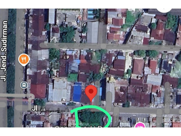 DIJUAL TANAH KERAS PINGGIR JALAN BESAR DEKAT SUDIRMAN