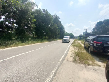 Dijual Tanah keras tepi jalan besar Lintas Sumatera KM 16