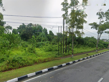 DIJUAL/BAGI HASIL SEBIDANG TANAH TEPI JALAN BESAR LOKASI JL.RAJA KECIK - SIAK