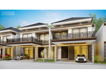 DIJUAL RUMAH CLUSTER MEWAH 2LT LOKASI TENGAH KOTA  JL. TUANKU TAMBUSAI / NANGKA - PEKANBARU