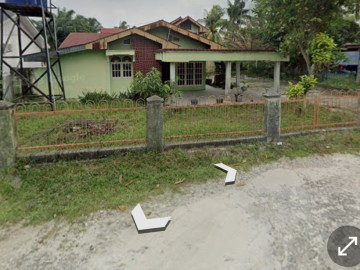 DIJUAL SEBIDANG TANAH BONUS BANGUNAN LAMA DI JL.DESA HARAPAN-DURI