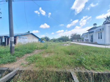 DIJUAL SEBIDANG TANAH KERAS TEPI JALAN ASPAL  LOKASI PANAM DEKAT UNRI-PEKANBARU
