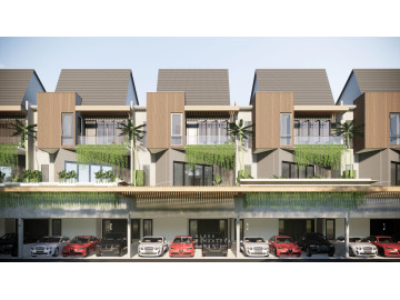 DIJUAL RUMAH CLUSTER MEWAH 2 LANTAI LOKASI ARIFIN AHMAD - PEKANBARU