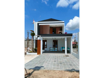 Dijual Perumahan Cluster Mewah kondisi bau 2 Lt Khusus Muslim Di Jl. Tuanku Tambusai/Nangka