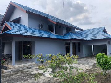 Dijual Rumah bulatan + tanah lokasi Jl. Pramuka / Rumbai