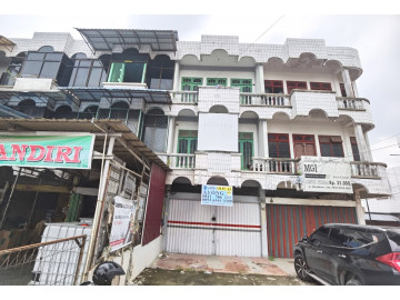 Dijual Ruko 3lt di tepi jalan Yos Sudarso / Rumbai - Pekanbaru