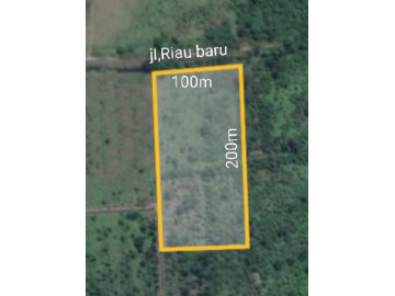 DIJUAL TANAH 2 HEKTAR LOKASI JL.RIAU BARU-PEKANBARU