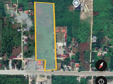 DIJUAL SEBIDANG TANAH LOKASI TEPI JALAN RIMBO PANJANG KM 23 - PEKANBARU