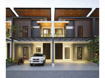 Di Jual Rumah Cluster mewah 2 lantai di lokasi Soekarno Hatta dekat dengan Sekolah Darma Loka