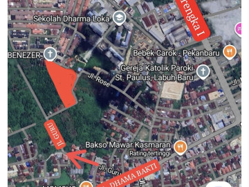 DIJUAL TANAH SIAP BANGUN JL.GURU SIGUNGGUNG