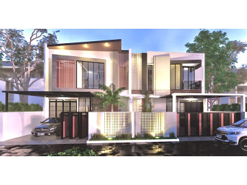 DIJUAL RUMAH MEWAH 2LT DENGAN KOLAM RENANG PRIBADI LOKASI JL. DUYUNG - PEKANBARU