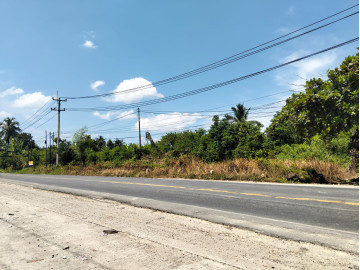 DIJUAL SEBIDANG TANAH DATAR TEPI JALAN LOKASI PASIR PUTIH-PEKANBARU