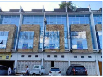Dijual / Disewakan Ruko Gandeng 3lt di Jl. SM. Amin - Pekanbaru