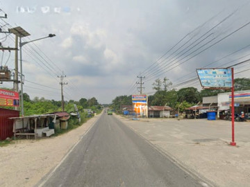 DIJUAL SEBIDANG TANAH POSISI HOOK TEPI JALAN LOKASI JL.RAYA PASIR PUTIH KM 5-PEKANBARU