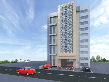 DIJUAL/DISEWAKAN GEDUNG CANTIK 5 LANTAI SIAP PAKAI LOKASI DEKAT JL.SUDIRMAN-PEKANBARU