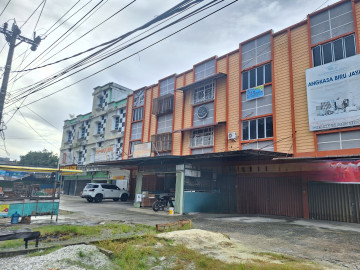 DIJUAL/DISEWAKAN RUKO 3 LANTAI SIAP PAKAI + SISA TANAH BELAKANG LUAS LOKASI JL.HARAPAN RAYA - PEKANBARU