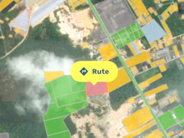 Dijual sebidang tanah dan sudah sertifikat di Jl. Pematang  Reba / Indragiri Hulu