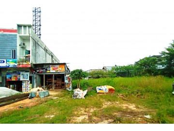 Dijual tanah di tengah kota Pekanbaru Jl. Rawamangun
