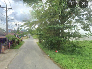 Disewakan sebidang tanah di tepi jalan Jl. Karya Bakti / Tenayan Raya