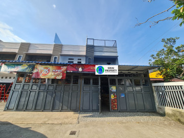 Di jual 2 unit ruko gandeng tepi jalan Umban Sari Ujung