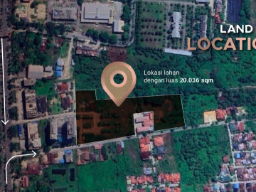 Dijual Tanah Luas Dekat Jl. Jend. Sudirman