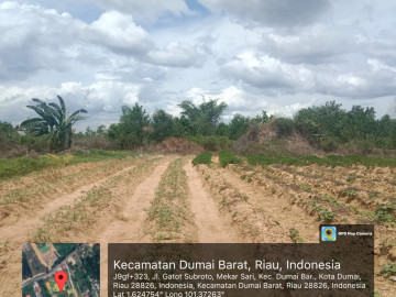 Dijual Tanah Keras, Super Luas 2 Haktare Jalan Gatot Subroto- Dumai Selatan