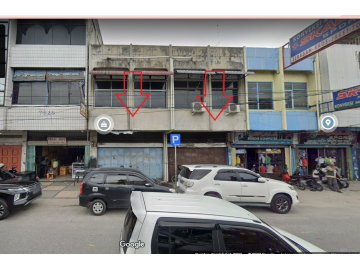 Di jual / disewakan ruko gandeng 2lt lokasi Jl. Tuanku Tambusai - Pekanbaru