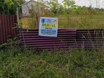 Dijual tanah + bangunan lokasi rumbai palas pekanbaru
