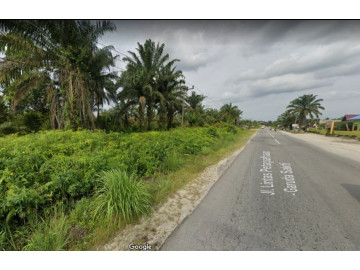 Dijual tanah tepi jalan besar di Garuda Sakti KM 10
