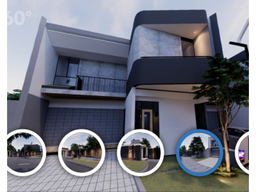 Dijual rumah cluster mewah 2lt lokasi Arifin Ahmad - Pekanbaru