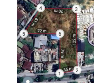 DIJUAL SEBIDANG TANAH LOKASI JL. ARIFIN AHMAD - PEKANBARU