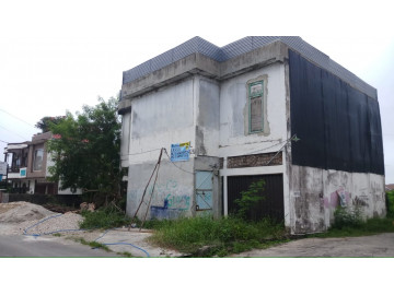 Dijual ruko walet uk 12mx15m tepi jalan kareta api