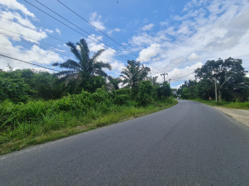 Dijual tanah tepi jalan besar lokasi Jalan Parit indah sebelum Labersa tengah kota Pekanbaru
