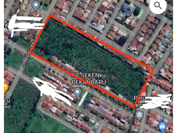 DIJUAL SEBIDANG TANAH DI ARENGKA JALAN TEROPONG - PEKANBARU